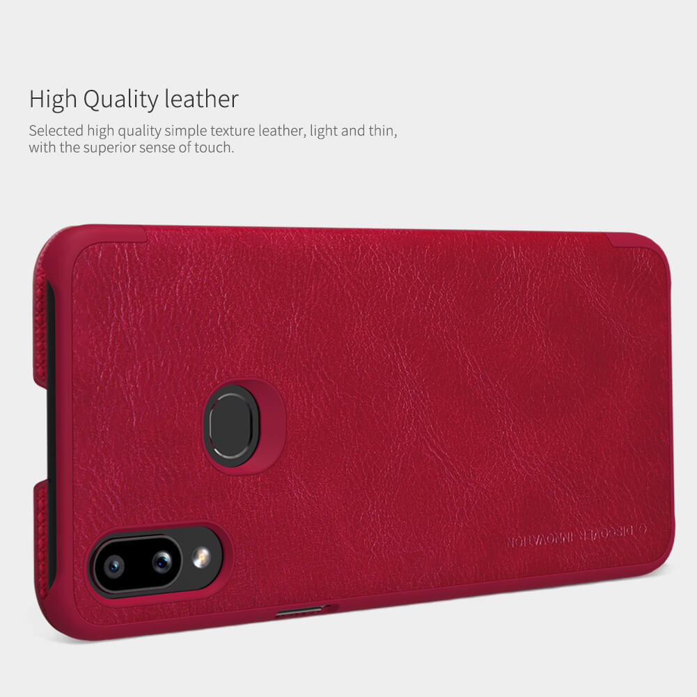 کیف چرمی نیلکین سامسونگ Nillkin Qin Leather Case Samsung Galaxy A10s