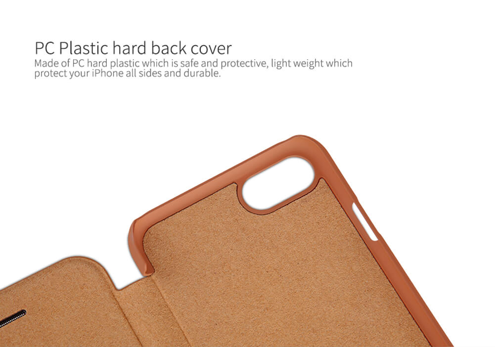 کیف چرمی نیلکین آیفون Nillkin Qin Leather Case Apple iPhone 8