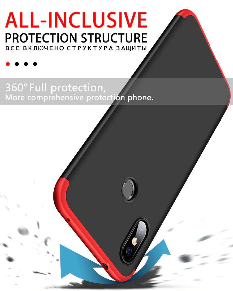 قاب 360 درجه شیائومی GKK 360 Full Case For Xiaomi Redmi Note 6 Pro