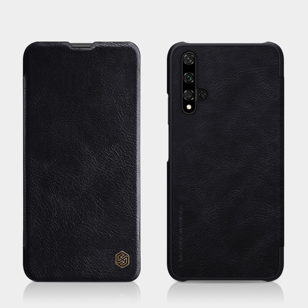 کیف چرمی نیلکین هواوی Nillkin Qin Leather Case Huawei nova 5T