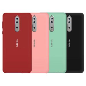 قاب محافظ سیلیکونی نوکیا Silicone Cover for Case For Nokia 8