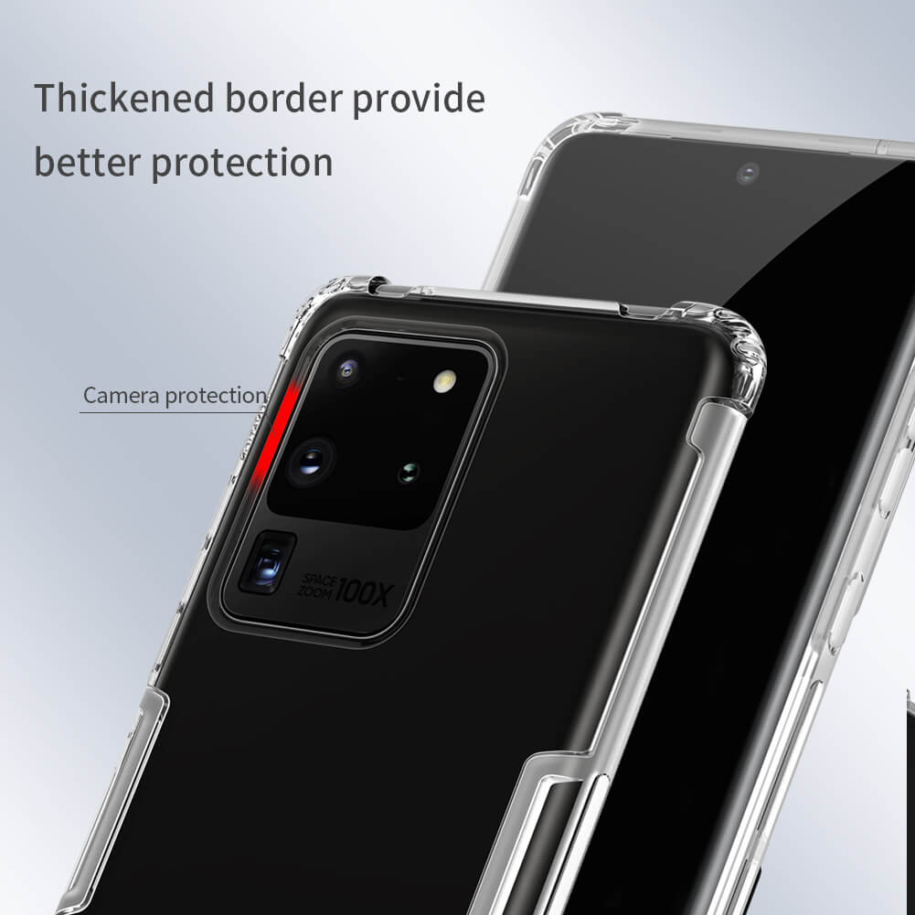 محافظ ژله ای نیلکین سامسونگ Nillkin Nature Series TPU case for Samsung Galaxy S20 Ultra