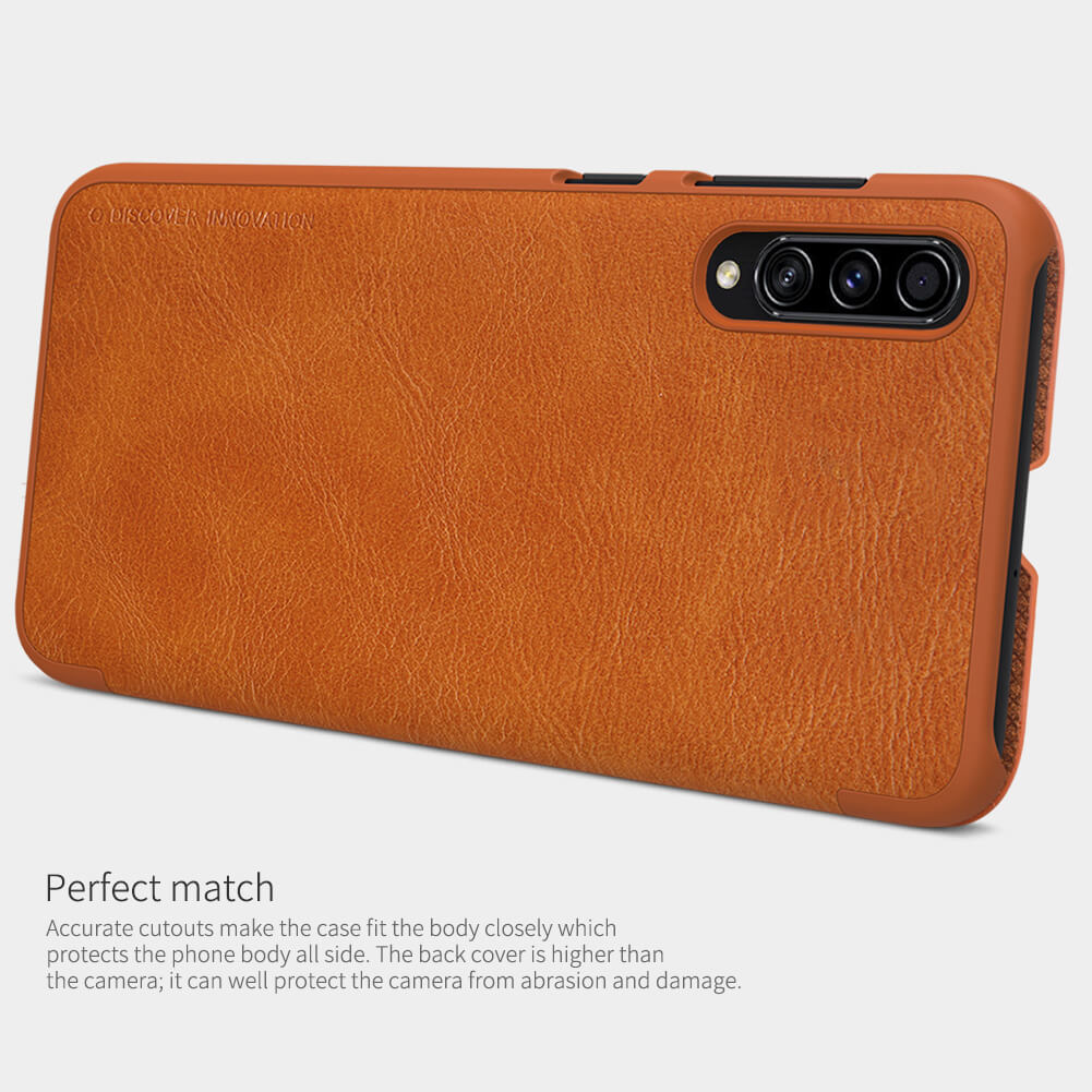 کیف چرمی نیلکین سامسونگ Nillkin Qin Leather Case For Samsung Galaxy A50s / A30s