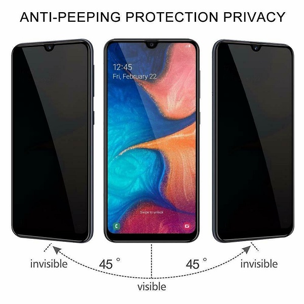 محافظ صفحه نمایش حریم شخصی Samsung Galaxy A10s