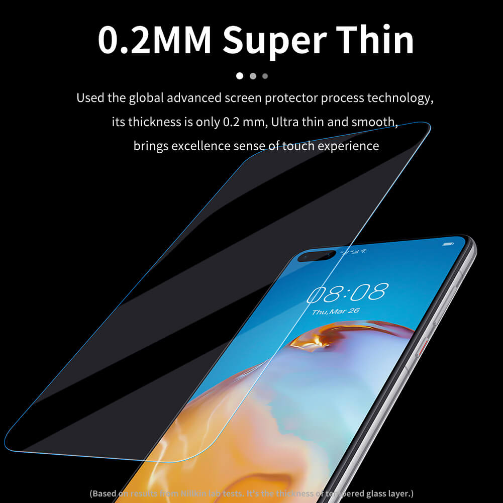 محافظ صفحه نمایش شیشه ای نیلکین هواوی Nillkin H+ Pro Glass for Huawei P40