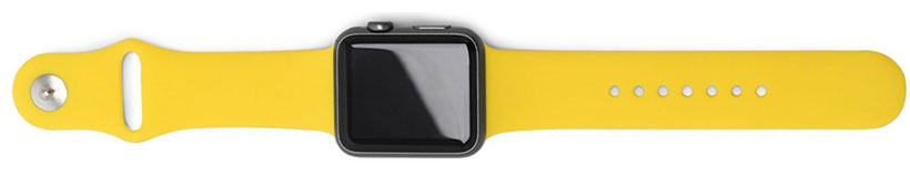 عکس بند سیلیکونی ساعت Apple Watch 8 41mm مدل دکمه ای