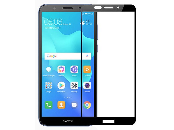 محافظ صفحه نمایش تمام صفحه ی هواوی Full Glass screen protector for Huawei Y5 Prime 2018