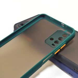 Matte Hybrid Case With Camera Protector for Xiaomi Redmi Note 9 4G
