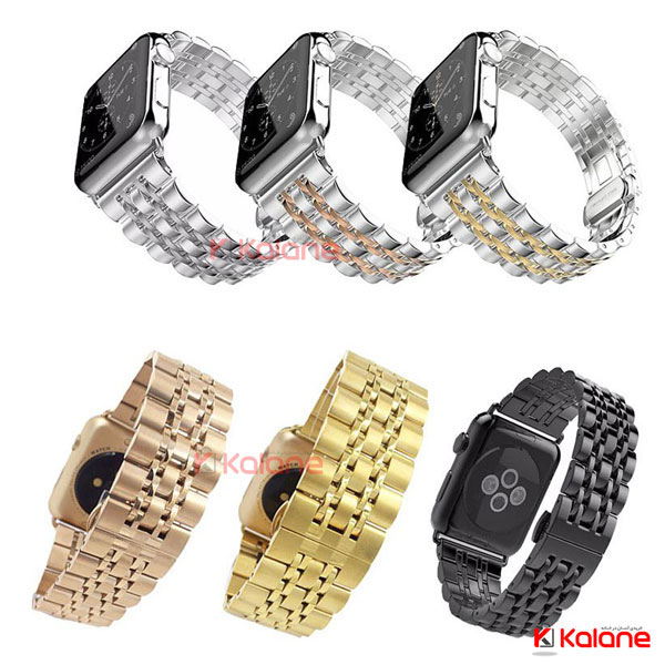 بند ساعت هوشمند Apple Watch 38/40mm مدل استیل رولکسی - خرید بند ساعت اپل واچ