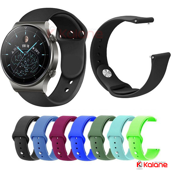 بند سیلیکونی ساعت هوشمند Huawei Watch GT 2 Pro مدل دکمه ای - لوازم جانبی  هواوی واچ