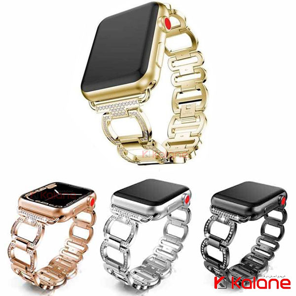 Diamond-Versace-Stainless-Steel-Band-For-Apple-Watch-min بند ساعت هوشمند Apple Watch Ultra 45/49mm
