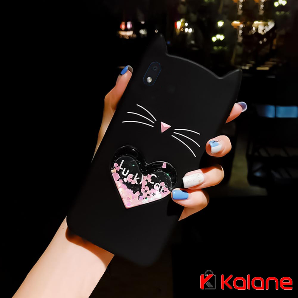 کاور آکواریومی گوشی سامسونگ Galaxy A01 Core طرح Lucky Cat