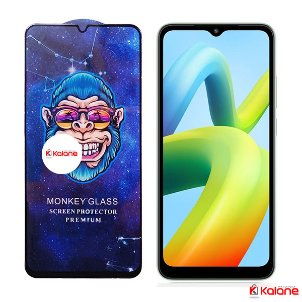 گلس تمام صفحه Xiaomi Redmi A1 Plus مدل Monkey Premium