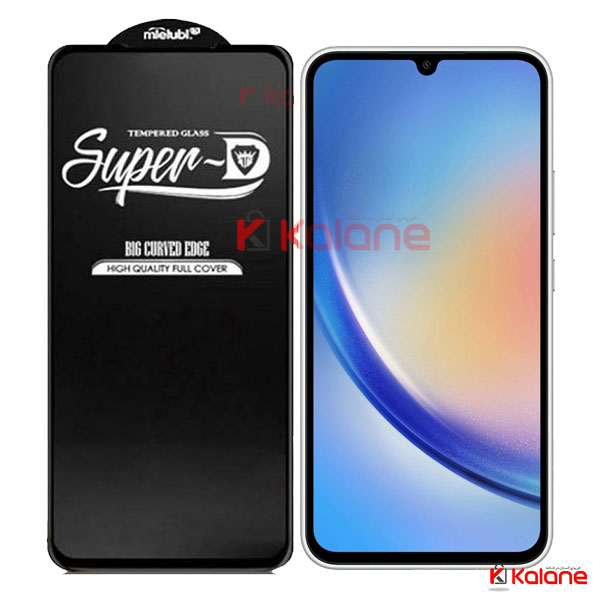 گلس فول Samsung Galaxy A34 5G مدل Super D