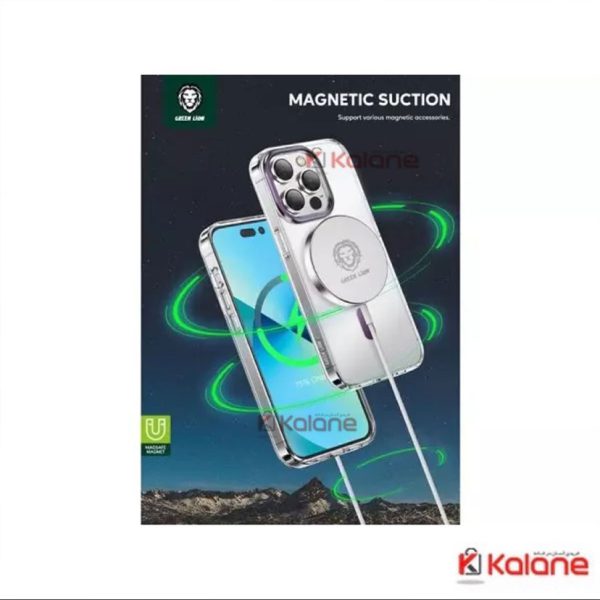 قاب گوشی Apple iPhone 14 Pro Max برند Green Lion مدل Matte Magsafe Metal Camera