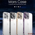 گارد ژله ای با محافظ لنز Apple iPhone 14 Pro مارک Green Lion مدل Mars Case