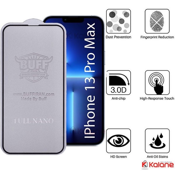 محافظ صفحه بوف Apple iPhone 13 Pro Max مدل Fulll Nano