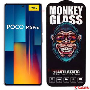 گلس گوشی Xiaomi Poco m6 Pro مدل Monkey Anti Static
