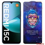 گلس گوشی Xiaomi Redmi 15C 5G مدل Monkey Premium