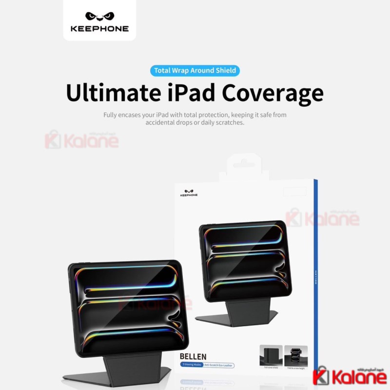 قاب تبلت Apple iPad Pro 13 2025 برند Keephone مدل Anti-scratch Eco-Leather
