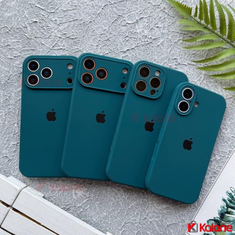 قاب گوشی Apple iPhone 16 مدل سیلیکونی Transformative Teal
